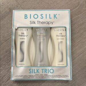 Biosilk Silk Therapy Trio Set - White and Blue